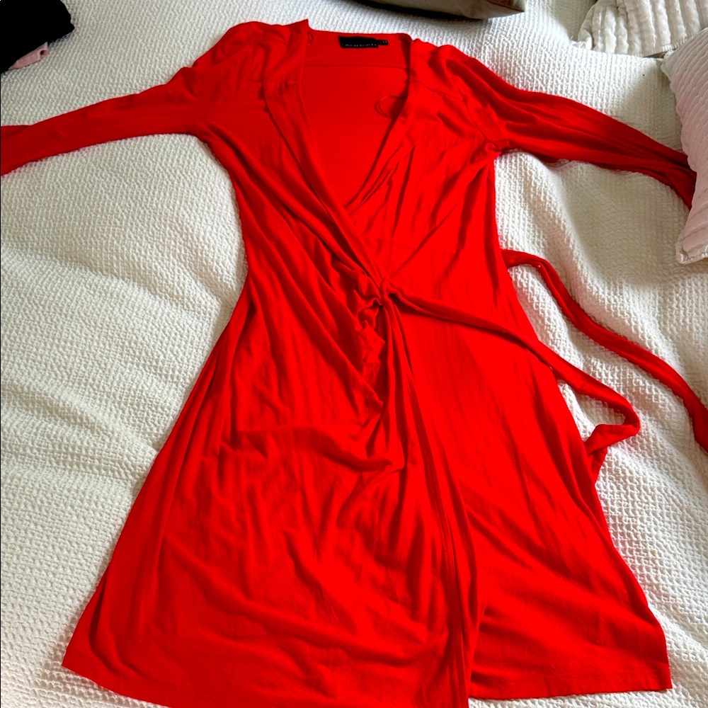 Cynthia Rowley Red wrap dress